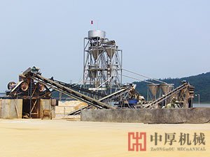 廣東佛山石英砂生產(chǎn)線現(xiàn)場(chǎng)