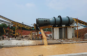 浙江重鈣石洗礦機(jī)現(xiàn)場案例